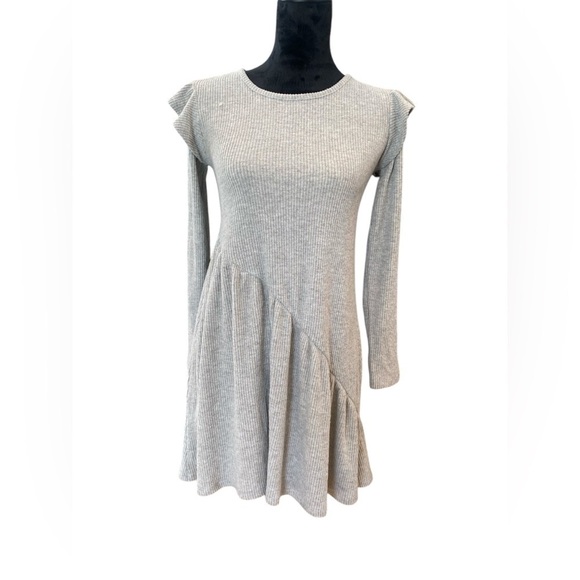 5 FOR $20 Girls Grey Sweater Dress size XL 13/14 NWT - Picture 1 of 5